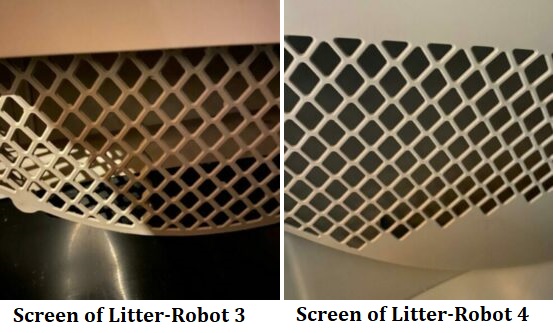 Image of screen of Litter-Robot 3 and Litter-Robot 4