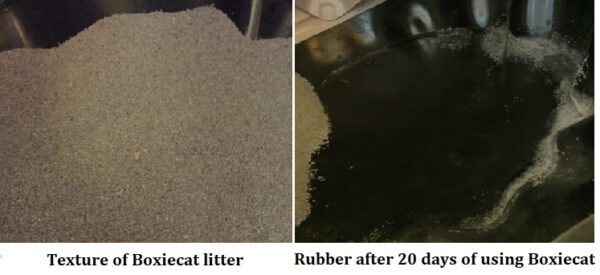 Image of texture of Boxiecat and performance in the Litter Robot