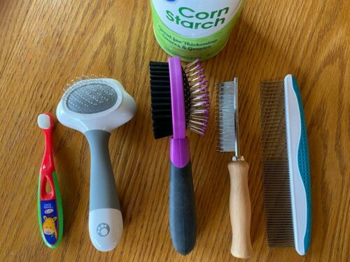 Tools to groom a long hair cat